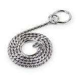 35cm dog training chain designed for effective dog training and control with metal durability.