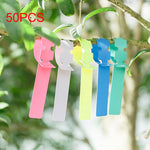 50 PCS Waterproof  Label  Floral Plant Label Gardening Label,Random Color Delivery, Plant Label 2