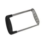 Stainless Steel Manual Pumpkin Potato Ricer Masher with Broad and Ergonomic Horizontal Handle, Single layer stainless
