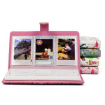 Pink Flamingo Pattern 3 inch DIY PU Mini Creativity Insert Type 32 Pages Exquisite Photo Album for Polaroid, Pink Flamingo