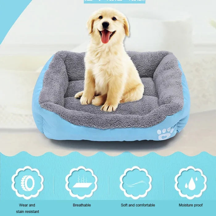 Four Seasons Genuine Warm Pet Dog Kennel Mat Teddy Pomerang Dog Mat, Size: M, 54×42×12cm, Size: M