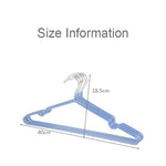 10pcs Household Stainless Steel PVC Coating Anti-skid Traceless Clothes Drying Rack