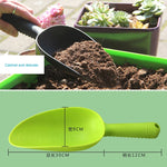 Plastic Soil Shovel Spoon Teaspoons Plastic Shovel Garden Tools Bucket Shovel Potted Cultivation Cylinder Mini Fleshy Plant Soil Spade Shovel, Random Color Delivery, Plastic Soil Shovel Spoon