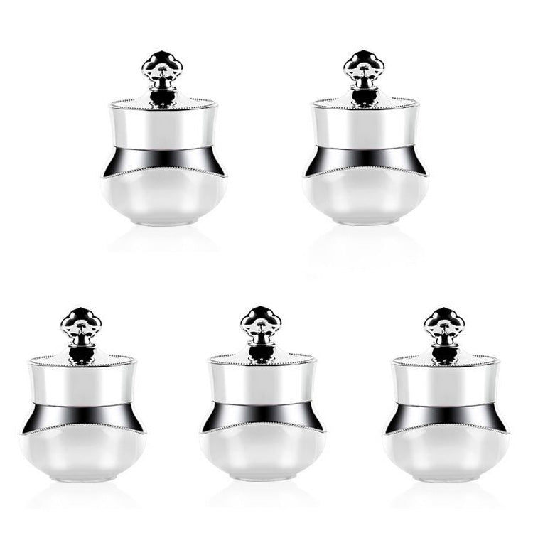 Acrylic Travel Containers with Hard Sealed Lids Suitable for Face Hand Body Cream, 5ml