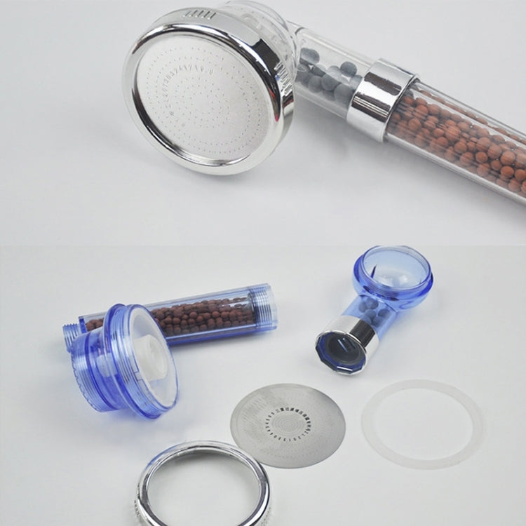 PC Negative Ions Shower Head, Size: Large, Interface:  2cm, Size: Large,(Blue)