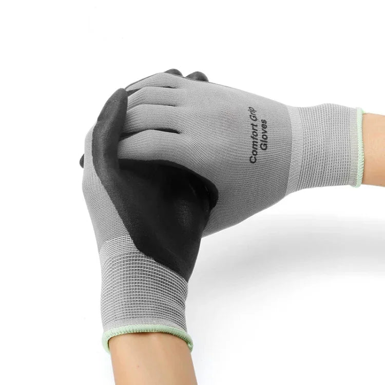 Comfortable Non-slip Wear-resistant Nitrile Rubber Electrician Working Gloves, Size: L, L