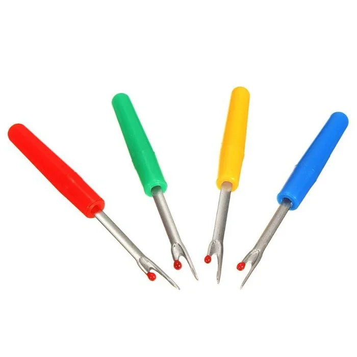 100 PCS Small Seam Remover Plastic Handle Seam Cutter Cross Stitch Sewing Stitcher