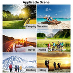 HAWEEL 18W 3 Panels Foldable Solar Panel Charger Bag with 5V / 3.1A Max Dual USB Ports, Support QC3.0 and AFC, 18W 3 Panels