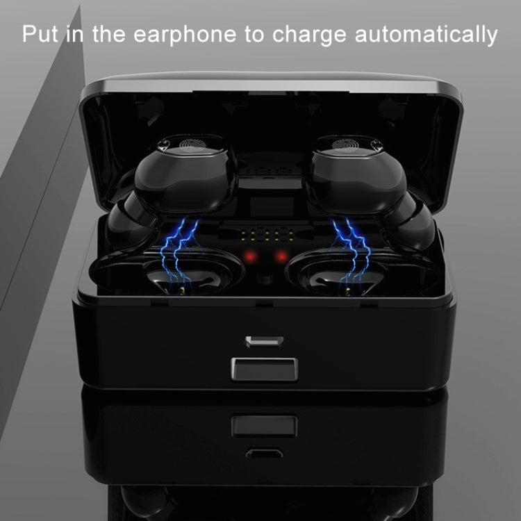 G10 TWS Bluetooth 5.0 Wireless Bluetooth Earphone with Charging Box, Support Digital Display & HD Call & Power Bank, G10