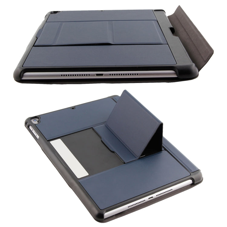 T-201 Detachable Bluetooth 3.0 Ultra-thin Keyboard + Lambskin Texture Leather Tablet Case for iPad Air / Air 2 / iPad Pro 9.7 inch, Support Multi-angle Adjustment, T-201