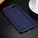 For iPhone 6 & 6s Solid Color TPU Protective Case Without Round Hole