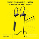 AWEI A990BL Wireless Sport Bluetooth Stereo Earphone with Wire Control + Mic, Support Handfree Call