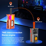 5W Portable Bullet TWS Wireless Bluetooth Speaker, (Purple), (Orange), (Green), (Grey)