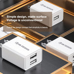 WK WP-U118 10W Single USB Port Travel Charger Power Adapter, EU Plug, WP-U118 EU Plug