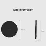 GY-68 Ultra-Thin Aluminum Alloy Wireless Fast Charging Qi Charger Pad