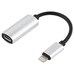 2 in 1 8 Pin Male to Dual 8 Pin Female Charging and Listening to Music Audio Earphone Adapter, Compatible with All IOS Systems