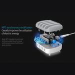 ORICO DUK-5P 40W 5 USB Ports Smart Charging Station with Phone & Tablet Stand, EU Plug