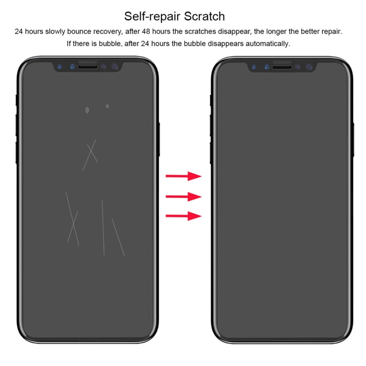 ENKAY Hat-Prince 0.1mm 3D Full Screen Protector Explosion-proof Hydrogel Film for  iPhone XS Max , TPU+TPE+PET Material, iPhone XS Max