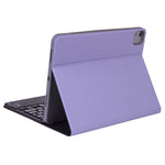 X-11BCS Skin Plain Texture Detachable Bluetooth Keyboard Tablet Case for iPad Pro 11 inch 2020 / 2018, with Touchpad & Pen Slot & Backlight