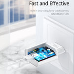 USAMS US-CC075 T18 2.1A Single USB Travel Charger, EU Plug, EU Plug