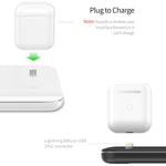 Z5 QI Vertical Magnetic Wireless Charger for Mobile Phones & Apple Watches & AirPods / Xiaomi Redmi AirDots, with Touch Ring Light, Z5