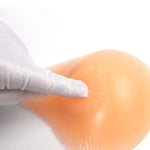AS7 Spiral Shape Postoperative Rehabilitation Fake Breasts Silicone Breast Pad Nipple Cover 450g/Left, 450g/Left