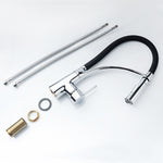 Kitchen Pull-out Faucet Hot Cold Home Retractable Rotating Faucet, Pull-out Faucet