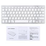 WB-8022 Ultra-thin Wireless Bluetooth Keyboard, Arabic Keys, Arabic Keys