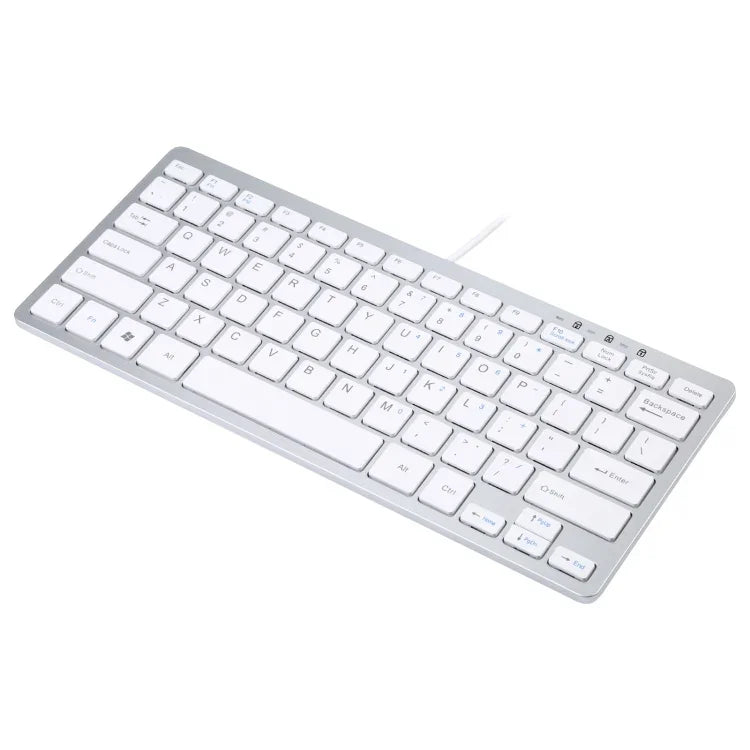 450 78 Keys Ultra-thin USB Wired Keyboard