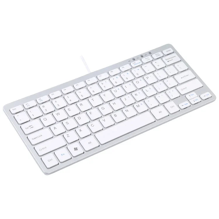 450 78 Keys Ultra-thin USB Wired Keyboard