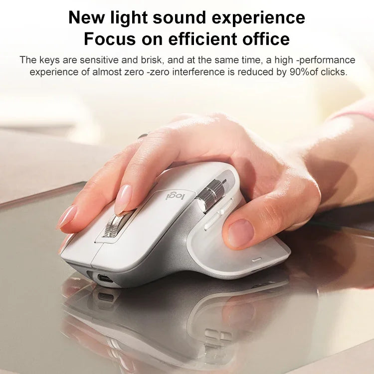 Logitech MX Master 3s 8000DPI 2.4GHz Ergonomic Wireless Bluetooth Dual Mode Mouse