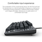 Logitech K835 Mini Mechanical Wired Keyboard, Green Shaft, Green Shaft