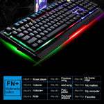 ZGB G700 104 Keys USB Wired Mechanical Feel Glowing Metal Panel Suspension Gaming Keyboard with Phone Holder