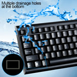 ZGB Q9 104 Keys USB Wired Grid Texture General Gaming Office Keyboard