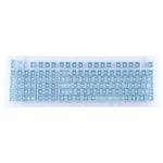 ABS Translucent Keycaps, OEM Highly Mechanical Keyboard, Universal Game Keyboard, Blue, Purple, Red, White, Yellow, Black, Orange, Pink, Grey