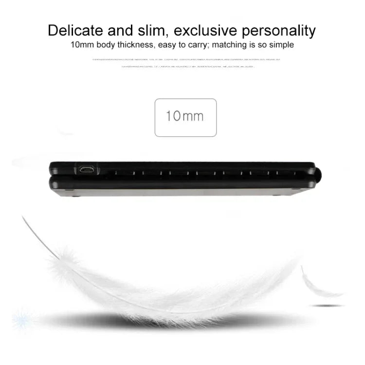 K018 USB Charging Foldable 67 Keys Bluetooth Wireless Keyboard