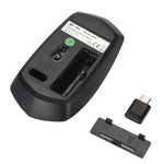 MCSaite MC-369AG USB-C / Type-C 1600DPI Three-speed Adjustable 4-button Wireless Optical Mouse