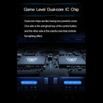 AULA F2088 108 Keys Mixed Light Plating Punk Mechanical Blue Switch Wired USB Gaming Keyboard with Metal Button, Blue Switch Silver