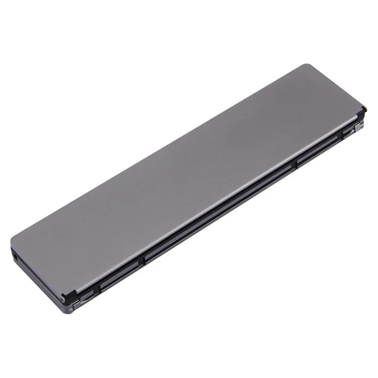 F18 Ultra-slim Rechargeable Foldable 58 Keys Bluetooth Wireless Keyboard with Holder