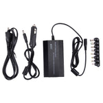 Laptop Notebook Power 100W Universal Charger with Car Charger & AC Power Adapter & 8 Power Adapters & 1 USB Port for Samsung, Sony, Asus, Acer, IBM, HP, DELL, UK Plug, AU Plug, EU Plug, UK Plug