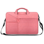 ST02S Waterproof Tear Resistance Hidden Portable Strap One-shoulder Handbag for 15.6 inch Laptops, with Suitcase Belt, ST02S 15.6 inch Black, ST02S 15.6 inch Dark Gray, ST02S 15.6 inch Pink, ST02S 15.6 inch Light Grey, ST02S 15.6 inch Navy Blue