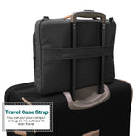 Nylon Waterproof Laptop Handbag Bag for 15-15.6 inch Laptops with Trunk Trolley Strap, 15-15.6 inch