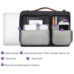 Nylon Waterproof Laptop Handbag Bag for 15-15.6 inch Laptops with Trunk Trolley Strap, 15-15.6 inch