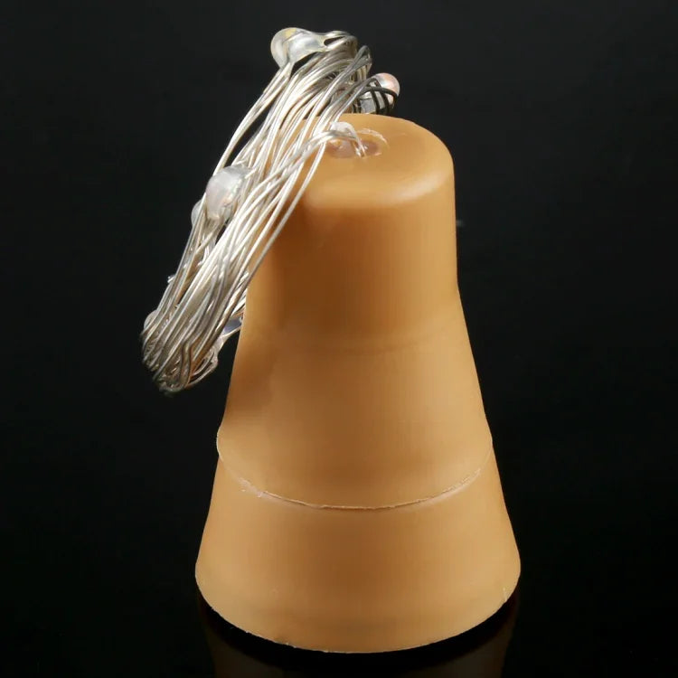 1m 10 LEDs SMD 0603 Solar Powered Copper Wire String Light  Fairy Lamp Decorative Light, 1m Colorful Light
