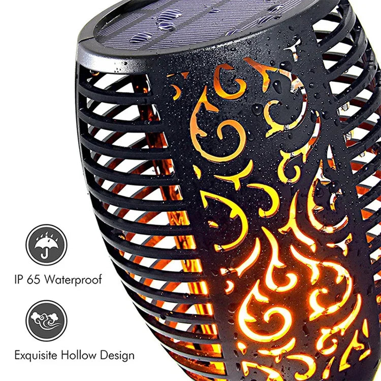 96 LED Solar Flame Light Outdoor Garden Lawn Light Garden Landscape Torch Light