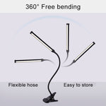 LED Desk Lamp 8W Folding Adjustable Eye Protection Table Lamp, USB Plug-in Version, USB Plug-in Version(Black), USB Plug-in Version(White)