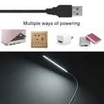LED Desk Lamp 8W Folding Adjustable Eye Protection Table Lamp, USB Plug-in Version, USB Plug-in Version(Black), USB Plug-in Version(White)