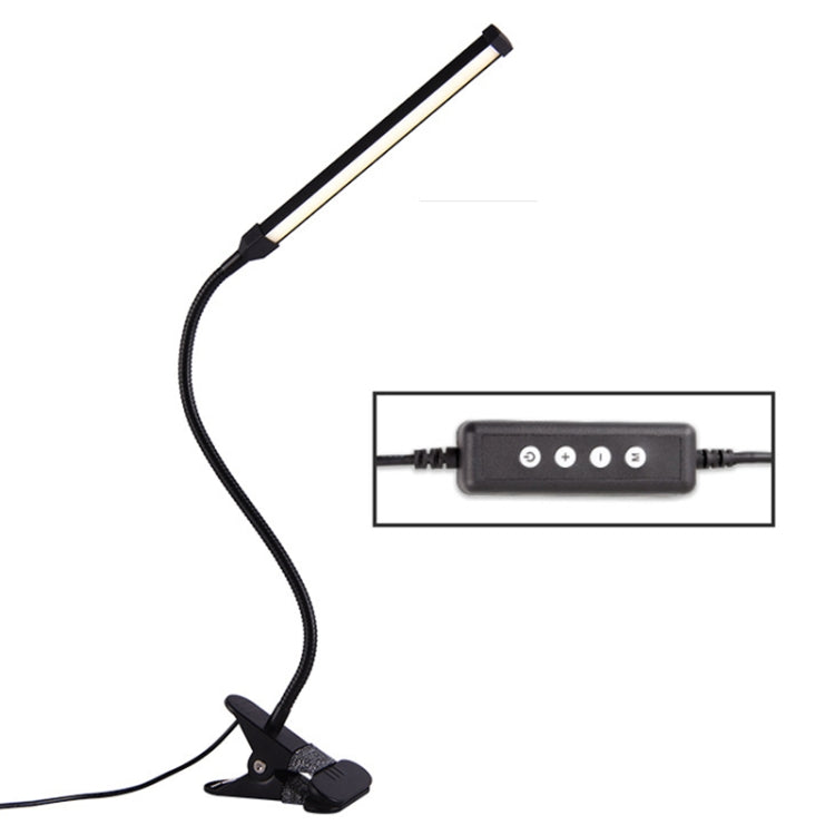 LED Desk Lamp 8W Folding Adjustable USB Charging Eye Protection Table Lamp, USB Charge Version, USB Charge Version(Black), USB Charge Version(White)