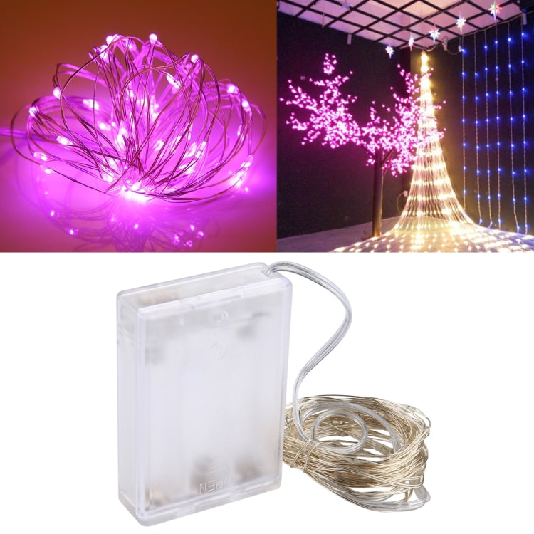 50 LEDs SMD 0603 3 x AA Batteries Box Fairy Lamp Decorative Light, DC 5V, 5m Yellow Light, 5m Blue Light, 5m Colorful Light, 5m Pink Light, 5m Green Light, 5m Purple Light, 5m Red Light, 5m White Light, 5m Warm White