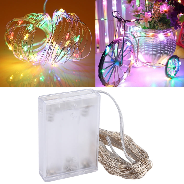 100 LEDs SMD 06033 x AA Batteries Box Fairy Lamp Decorative Light, DC 5V, 10m Red Light, 10m White Light, 10m Warm White, 10m Yellow Light, 10m Blue Light, 10m Colorful Light, 10m Pink Light, 10m Green Light, 10m Purple Light